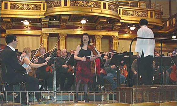 Tasmin's rehearsing at the Musikverein