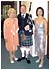 Tasmin and her mother Jilly with the piper, prior to opening the Atrium