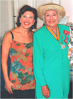 Tasmin and Dame Vera Lynn