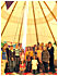 Tasmin at Cockenzie Power Station in a Tipi
