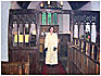 Inside Culbone Church
