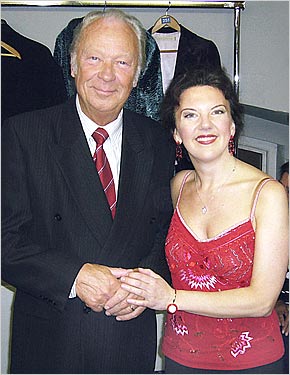 Tasmin with the eminent composer Aulis Sallinen 